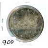 Image 1 : ONE DOLLAR COIN (CANADA) *1966* (SILVER)