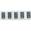 Image 1 : LOT OF 5 ONE OUNCE JOHNSTON MATHEY SILVER BARS (CONSECUTIVE SERIAL NUMBERS)