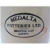 Image 2 : ONE 1 GALLON CROCK - MEDALTA (MEDICINE HAT ALBERTA)