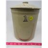 Image 1 : ONE 1 GALLON CROCK - MEDALTA (MEDICINE HAT ALBERTA)