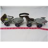 Image 3 : METAL ANTIQUE ROLLER SKATES (DOMINION)
