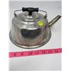 Image 2 : LOT OF FIVE MISC ITEMS -TEAPOT, CANDLE STICK, CREAM POURER, ETC