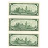 Image 2 : LOT OF 3 ONE DOLLAR BILLS (CENTENNIAL) *CANADA* (1867-1967)