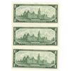 Image 1 : LOT OF 3 ONE DOLLAR BILLS (CENTENNIAL) *CANADA* (1867-1967)