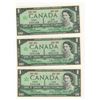 Image 2 : LOT OF 3 ONE DOLLAR BILLS (CENTENNIAL) *CANADA* (1867-1967)