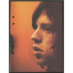 Mick Jagger Signed 6x9 Photo (JSA ALOA)