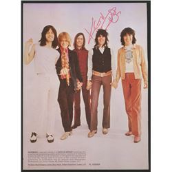 Keith Richards Signed 6x9 Photo (JSA ALOA)