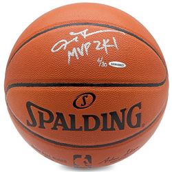 Allen Iverson Signed Limited Edition Basketball Inscribed "MVP 2K1" (UDA COA)