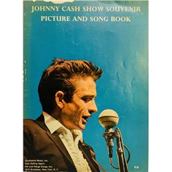 Johnny Cash Signed 9x12 Songbook (JSA LOA)