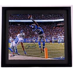 Odell Beckham Jr. Signed New York Giants "One-Handed Catch" 24x28 Custom Framed Limited Edition Phot