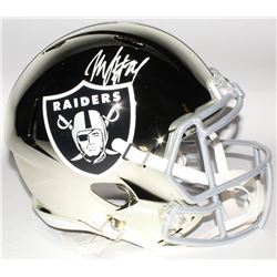 Marshawn Lynch Signed Oakland Raiders Full-Size Chrome Speed Helmet (Radtke COA)