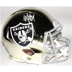 Marshawn Lynch Signed Oakland Raiders Full-Size Authentic On-Field Chrome Speed Helmet (Radtke COA)