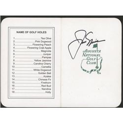 Jack Nicklaus Signed "Masters" Augusta National Golf Club Scorecard (JSA COA)