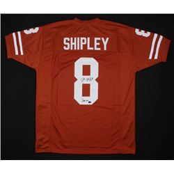 Jordan Shipley Signed Texas Longhorns Jersey Inscribed "Hook Em" (JSA COA  GTSM Hologram)