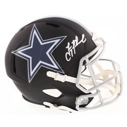 Troy Aikman Signed Dallas Cowboys Full-Size Matte Black Speed Helmet (Beckett COA)