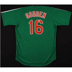 Dwight Gooden Signed New York Mets Jersey Inscribed "86 WS Champs" (JSA COA)