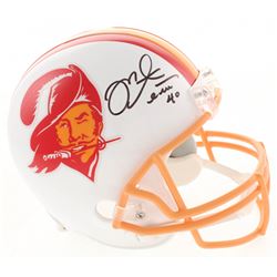 Mike Alstott Signed Tampa Bay Buccaneers Full-Size Throwback Helmet (Radtke COA)