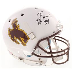 Jay Novacek Signed University of Wyoming Cowboys Full-Size Helmet (Radtke COA)