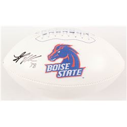 Leighton Vander Esch Signed Boise State Broncos Logo Football (Radtke COA)