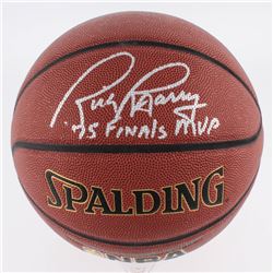 Rick Barry Signed NBA Basketball Inscribed "75 Finals MVP" (Schwartz COA)