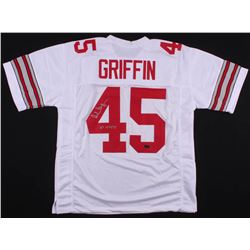 Archie Griffin Signed Ohio State Buckeyes Jersey Inscribed "H.T. 1974/75" (Radtke COA)