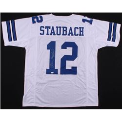 Roger Staubach Signed Dallas Cowboys Jersey Inscribed "SB VI MVP" (JSA COA)