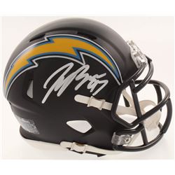 Joey Bosa Signed Los Angeles Chargers Matte Black Speed Mini-Helmet (JSA COA)