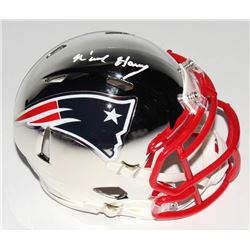 N'Keal Harry Signed New England Patriots Chrome Speed Mini-Helmet (Beckett COA)