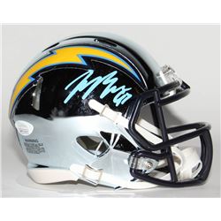 Joey Bosa Signed Los Angeles Chargers Chrome Speed Mini-Helmet (JSA COA)