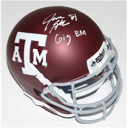 Jace Sternberger Signed Texas AM Aggies Mini-Helmet Inscribed "Gig EM" (JSA COA)