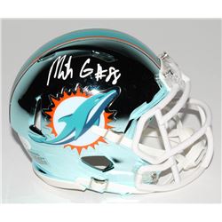 Mike Gesicki Signed Miami Dolphins Chrome Speed Mini-Helmet (JSA COA)