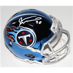Jevon Kearse Signed Tennessee Titans Chrome Speed Mini-Helmet (Beckett COA)