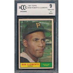 1961 Topps #388 Roberto Clemente (BCCG 9)