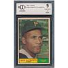 Image 1 : 1961 Topps #388 Roberto Clemente (BCCG 9)