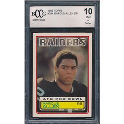 1983 Topps #294 Marcus Allen DP RC (BCCG 10)