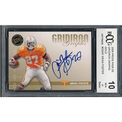 2009 Press Pass SE Gridiron Graphs Gold #GGAF Arian Foster (BCCG 10)