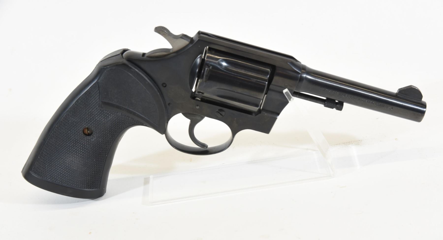 thumbnail image 2 of Colt Police Positive D-Frame Long Pistol Grips – Jet Black Plastic With Screw – Unbranded 2 of 2
