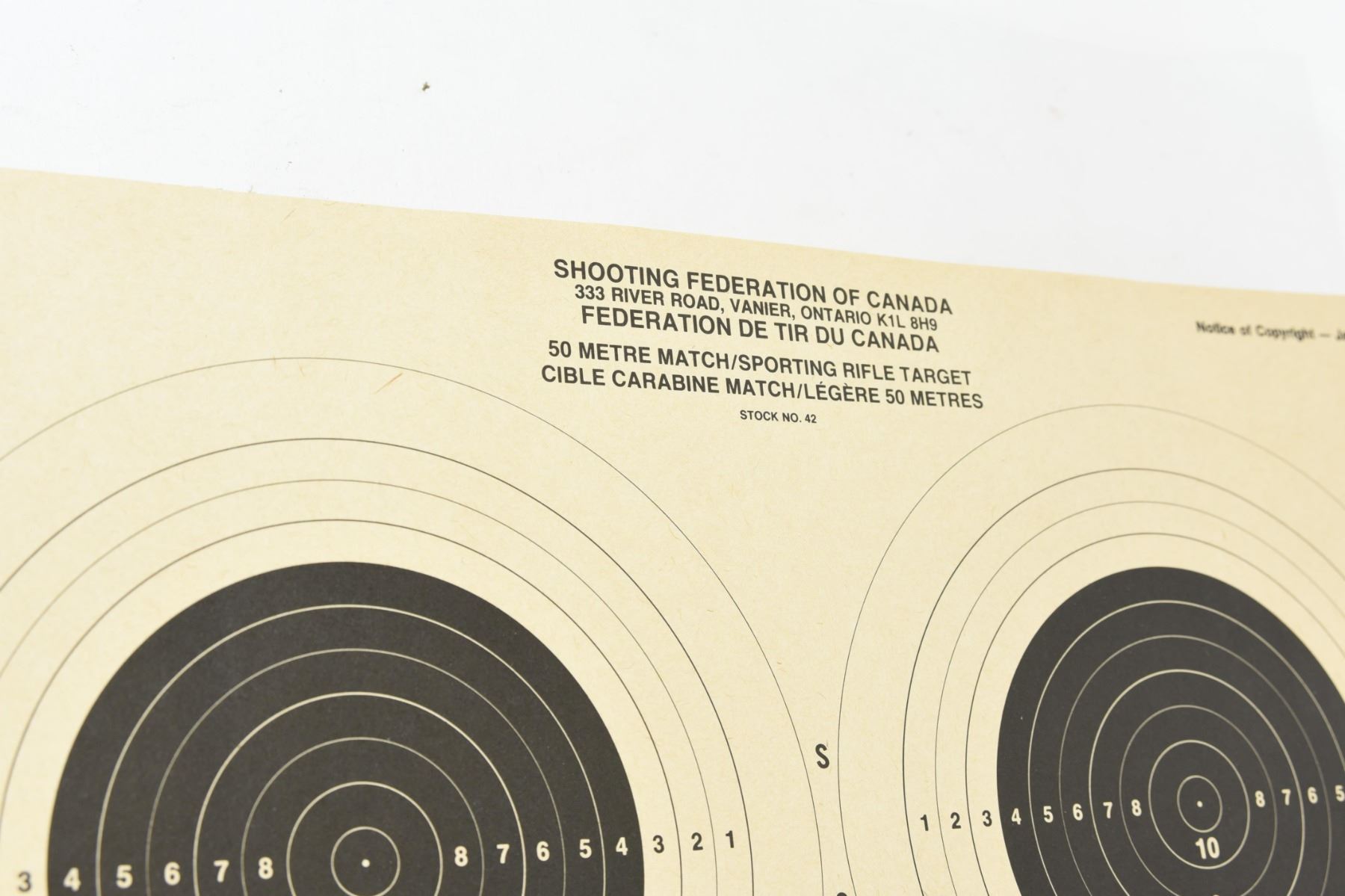 50 Meter Match Rifle Ol Over 100 Pieces 22Cal 50 Meter Match Targets