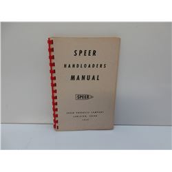 Speer Handloaders Manual 1954