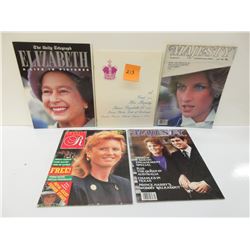 4 - British Royalty magazines & a program from Royal visit to Grand Praire