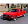 Image 1 : 1965 FORD MUSTANG FASTBACK 4 SPEED FACTORY RED ON RED COMPREHENSIVE RESTORATION