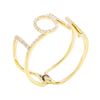 Image 4 : 14KT Yellow Gold "LOVE" 0.25 ctw Diamond Ring