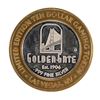 Image 1 : .999 Silver Golden Gate Las Vegas, Nevada $10 Casino Limited Edition Gaming Toke