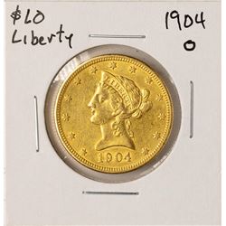 1904-O $10 Liberty Head Eagle Gold Coin