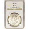 Image 1 : 1883 $1 Morgan Silver Dollar Coin NGC MS63