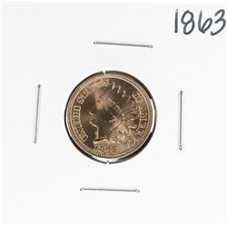 1863 Indian Head Cent Coin