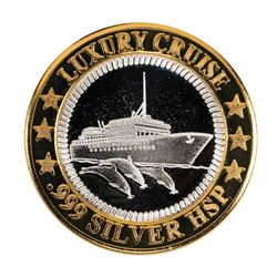 .999 Silver Luxury Cruise $10 Casino Limited Edition Gaming Token
