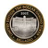 Image 2 : .999 Silver Bellagio Las Vegas, Nevada $10 Casino Limited Edition Gaming Token