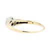 Image 3 : 14KT Yellow Gold and White Gold 0.27 ctw Diamond Ring