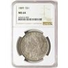 Image 1 : 1889 $1 Morgan Silver Dollar Coin NGC MS64